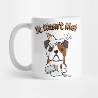 Funny bulldog got caught stealing ice cream Mug